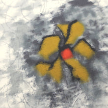 Load image into Gallery viewer, KK1089B3 Silk Kimono Fabric Vintage(1920-1950) Peony Meisen Off white 65.0x12.2in(165x31cm)
