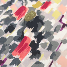 Load image into Gallery viewer, KK1067B2 Silk Kimono Fabric Vintage(1950-1980) Tree Branch Light Pink Red Gray 57.1x11.8in(145x30cm)
