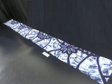 Load image into Gallery viewer, KK741A6 Cotton Kimono Fabric Vintage(1950-1980) Shibori Navy 65.0x5.9in(165x15cm)
