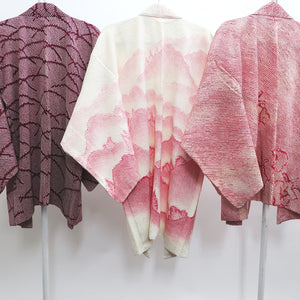 Bundle 12pcs Silk Vintage Full Shibori Haori Wholesale Bulk Free Shipping #463