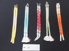 Load image into Gallery viewer, HM#33 Silk Haori Himo Flat Braid 5pcs Bundle Pack
