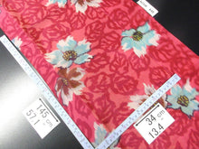 Load image into Gallery viewer, ACH#648a40 Silk Kimono Fabric Vintage Meisen 57.1x13.4in(145x34cm)
