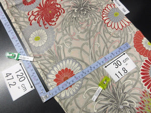 ACH#788 Silk Kimono Fabric Rinzu 47.2x11.8in(120x30cm)