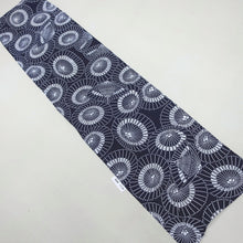 Load image into Gallery viewer, KK1114B3 Cotton Kimono Fabric Vintage(1950-1980) Bangasa Umbrella Navy 57.9x13.0in(147x33cm)
