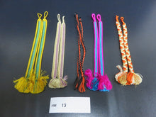 Load image into Gallery viewer, HM#13 Silk Vintage Haori Himo Flat Braid 5pcs Bundle Pack
