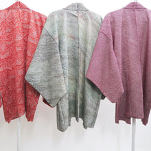 Load image into Gallery viewer, Bundle 12pcs Silk Vintage Full Shibori Haori Wholesale Bulk Free Shipping #435
