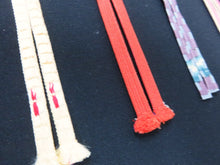 Load image into Gallery viewer, HM#124 Silk Haori Himo Flat Braid 5pcs Bundle Pack

