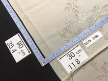 Load image into Gallery viewer, BCF#2492 Silk Kimono Fabric Vintage(1950-1980) Graceful Grasses Beige 90cm (35.4in)

