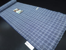 Load image into Gallery viewer, Cotton Bolt Fabric Vintage(1950-1980) Navy White 472.4x14.6in(1200x37cm) BB9047Y2
