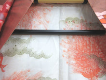 Load image into Gallery viewer, Haori Jacket Vintage(1920-1950) Light Brown Tree Meisen Long Silk #7725K1

