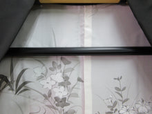 Load image into Gallery viewer, Haori Jacket Vintage(1950-1980) Black Embroidery Flower Branch Silk #7672J3
