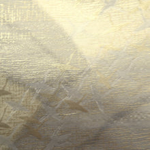 Load image into Gallery viewer, Fukuro Obi Gold Silver Crane Birds Silk BB239V4
