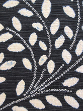 Load image into Gallery viewer, Haori Jacket Vintage(1950-1980) Black Spreading Leaves with Shibori #113
