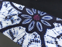 Load image into Gallery viewer, KK741A6 Cotton Kimono Fabric Vintage(1950-1980) Shibori Navy 65.0x5.9in(165x15cm)
