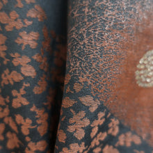 Load image into Gallery viewer, Haori Jacket Vintage(1950-1980) Black Chrysanthemum Silk #9110D3

