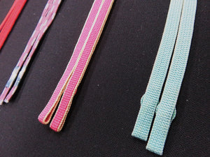 HM#124 Silk Haori Himo Flat Braid 5pcs Bundle Pack