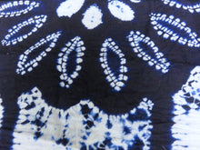 Load image into Gallery viewer, KK741A6 Cotton Kimono Fabric Vintage(1950-1980) Shibori Navy 65.0x5.9in(165x15cm)
