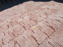 Load image into Gallery viewer, MKF#169 Silk Kimono Fabric Vintage(1950-1980) Shibori Brown 36.6x12.2in(93x31cm)
