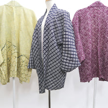 Load image into Gallery viewer, Bundle 12pcs Silk Vintage Full Shibori Haori Wholesale Bulk Free Shipping #463
