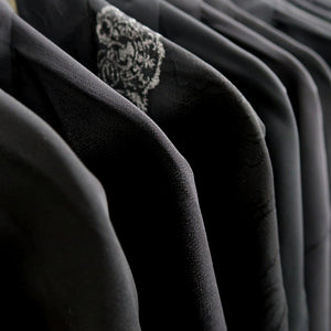 Bundle 15pcs Silk Black Haori Jacket Wholesale Bulk Free Shipping #406