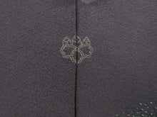 Load image into Gallery viewer, Haori Jacket Vintage(1950-1980) Black Gold Scenery #122
