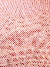 Load image into Gallery viewer, MBFd#37B Silk Kimono Fabric Vintage(1950-1980) Shibori Light Orange Red 41.3x13.0in(105x33cm)
