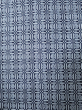 Load image into Gallery viewer, Cotton Bolt Fabric Vintage(1950-1980) Navy White 472.4x14.6in(1200x37cm) BB9047Y2
