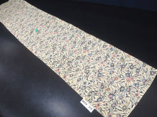 Load image into Gallery viewer, MKF#216 Silk Kimono Fabric Vintage(1950-1980) Flower Cream white 61.4x12.6in(156x32cm)
