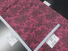 Load image into Gallery viewer, ACH#659a70 Silk Kimono Fabric Vintage Rinzu Flower 57.1x12.6in(145x32cm)
