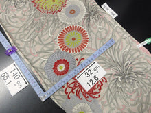 Load image into Gallery viewer, ACH#789 Silk Kimono Fabric Rinzu 55.1x12.6in(140x32cm)
