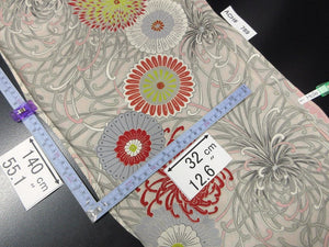 ACH#789 Silk Kimono Fabric Rinzu 55.1x12.6in(140x32cm)