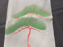 Load image into Gallery viewer, BCF#2645 Silk Tomesode Fabric Vintage(1920-1950) Pine Tree Green 75cm (29.5in)
