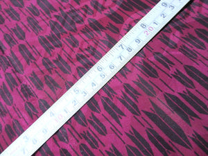 ACH#649a70 Silk Kimono Fabric Vintage Rinzu Yabane 57.1x12.6in(145x32cm)