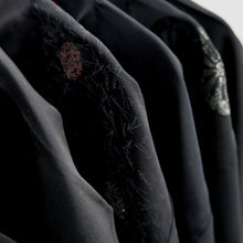 Load image into Gallery viewer, Bundle 15pcs Silk Black Haori Jacket Wholesale Bulk Free Shipping #406
