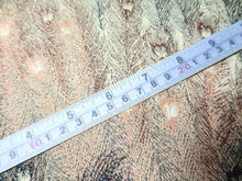 Load image into Gallery viewer, ACH#639 Silk Kimono Fabric Vintage Omeshi Peacock feather 37.4x12.6in(95x32cm)
