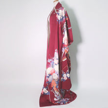 Load image into Gallery viewer, Furisode Magenta Peony Ajisai Tall Silk #9161D5
