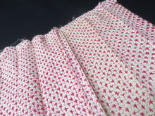 Load image into Gallery viewer, MKF#78 Silk Kimono Fabric Vintage(1920-1950) Shibori Red 74.8x12.6in(190x32cm)
