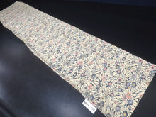 Load image into Gallery viewer, MKF#218 Silk Kimono Fabric Vintage(1950-1980) Flower Cream white 61.0x12.6in(155x32cm)
