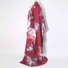 Load image into Gallery viewer, Furisode Magenta Peony Ajisai Tall Silk #9161D5
