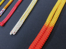 Load image into Gallery viewer, HM#127 Silk Haori Himo Flat Braid 5pcs Bundle Pack
