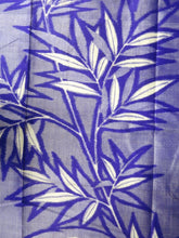 Load image into Gallery viewer, MKF#45 Silk Kimono Fabric Vintage(1920-1950) Meisen Blueish Purple 57.1x13.8in(145x35cm)
