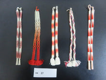 Load image into Gallery viewer, HM#37 Silk Haori Himo Flat Braid 5pcs Bundle Pack
