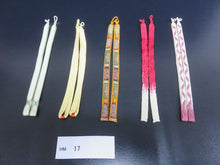 Load image into Gallery viewer, HM#17 Silk Haori Himo Flat Braid 5pcs Bundle Pack
