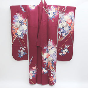 Furisode Magenta Peony Ajisai Tall Silk #9161D5