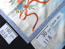 Load image into Gallery viewer, BCF#2851 Silk Kimono Fabric Vintage(1950-1980) Embroidery Flower Pale White 160cm (63.0in)
