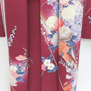 Furisode Magenta Peony Ajisai Tall Silk #9161D5