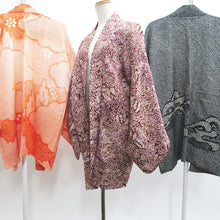 Load image into Gallery viewer, Bundle 12pcs Silk Vintage Full Shibori Haori Wholesale Bulk Free Shipping #464

