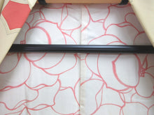 Load image into Gallery viewer, Haori Jacket Vintage(1950-1980) Light Yellow brown Vermillion Maple Leaf Silk #7827L1
