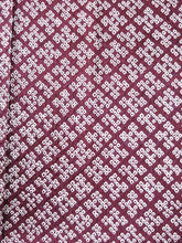 Load image into Gallery viewer, MKF#79 Silk Kimono Fabric Vintage(1950-1980) Shibori Maroon 43.3x13.8in(110x35cm)
