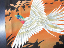 Load image into Gallery viewer, BCF#2915 Silk Tomesode Fabric Vintage(1950-1980) Bird 41.3x21.7in(105x55cm)
